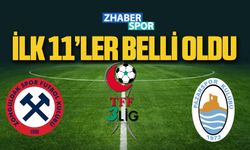 Zonguldakspor ile Pazarspor maçında 11’ler açıklandı