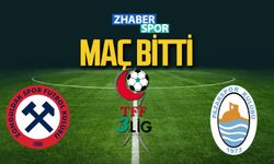 Zonguldakspor ile Pazarspor maçı bitti! işte skor...