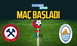 Zonguldakspor ile Pazarspor maçı başladı!