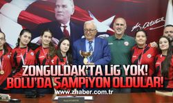 Zonguldak'ta lig yok! Bolu'da şampiyon oldular!