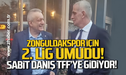 Zonguldakspor için 2. Lig umudu! Sabit Danış TFF'ye gidiyor!