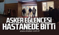 Bartın'da asker uğurlama eğlencesi hastanede bitti