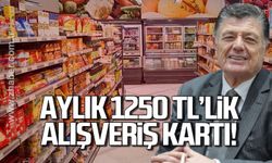 Bartın'da 500 haneye aylık 1250 TL'lik alışveriş kartı