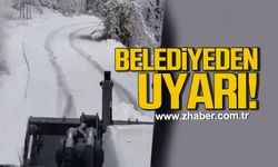 Kozlu Belediyesi'nden zincir ve kış lastiği uyarısı