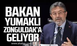 Tarım ve Orman Bakanı İbrahim Yumaklı Zonguldak'a geliyor.