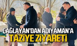 Mustafa Çağlayan'dan İbrahim Adıyaman’a taziye ziyareti
