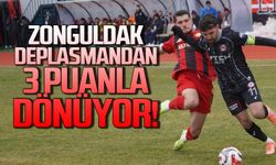 Zonguldakspor, zorlu deplasmandan 3 puanla dönüyor