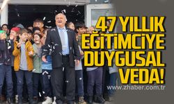 47 yıllık eğitimci Muzaffer Razaman Çaylı alkışlarla mesleğine veda etti