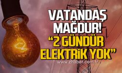 Çatalağzı’nda elektrik krizi: "İki gündür elektrik yok"