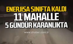 Devrek'te 11 mahallede 5 gündür elektrik kesintisi yaşanıyor.