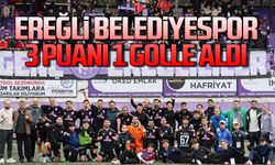 Ereğli Belediyespor 3 puanı 1 golle aldı