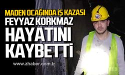 Kilimli'de maden ocağında iş kazası. Feyyaz Korkmaz hayatını kaybetti.