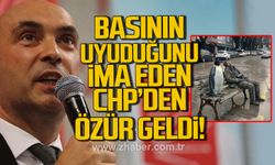 Basının uyuduğunu ima eden CHP'den özür geldi