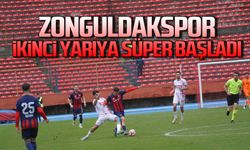 Zonguldakspor ikinci yarıya 3 puanla başladı.