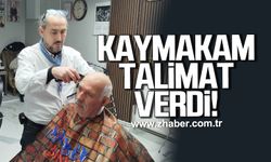 Kaymakam Yılmaz’ın talimatıyla ihtiyaç sahiplerine ücretsiz tıraş hizmeti