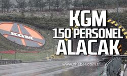 Karayolları Genel Müdürlüğü 150 personel alacak.