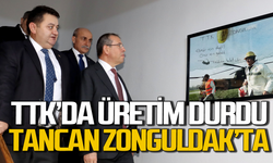 TTK'da üretim durdu Bakan Yardımcısı Abdullah Tancan Zonguldak'a geldi