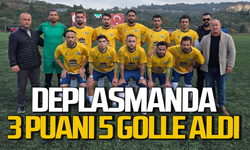 Alaplı Belediyespor deplasmanda 3 puanı 5 golle aldı
