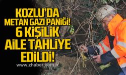 Kozlu'da metan gazı paniği: 6 kişilik aile tahliye edildi