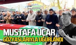 Alaplı'da Mustafa Uçar dualarla uğurlandı.