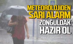 Meteorolojiden sarı kodlu uyarı. Zonguldak hazır ol.