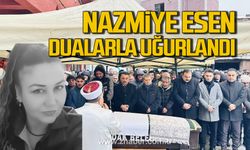Nazmiye Esen dualarla uğurlandı.