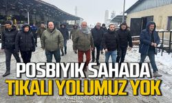 Halil Posbıyık sahada. "Ereğli'de tıkalı yol yok."