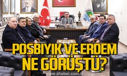 Halil Posbıyık'tan Tahsin Erdem'e ziyaret. Ne görüştüler?