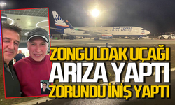 Zonguldak uçağı arızalandı: Zorunlu iniş yaptı