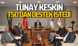 Tunay Keskin Zonguldak TSO Başkan’ı Demir’i ziyaret etti