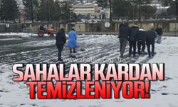 Devrek’te sahalar kardan temizliyor