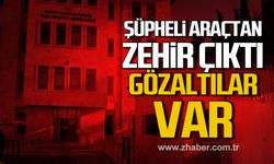 Alaplı'da şüpheli araçta uyuşturucu madde ele geçirildi. Gözaltılar var