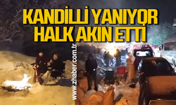 Kandilli yanıyor halk akın etti