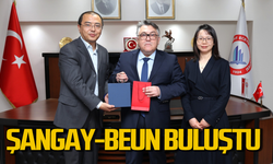 Şangay Dianji Üniversitesi Heyetinden Rektör Özölçer’e ziyaret