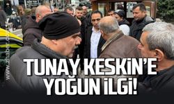 Zonguldak Şöförler Odası Başkan Adayı Tunay Keskin'e yoğun ilgi