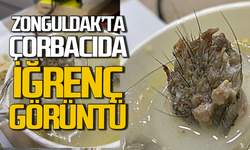 Zonguldak'ta çorbacıda iğrenç görüntü: Skandal!