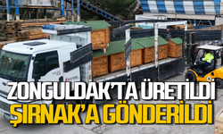 Zonguldak'ta üretildi Şırnak'a gönderildi