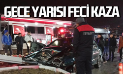 Gece korkutan kaza: İki araç çarpıştı yaralılar var