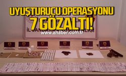 Karabük'te uy*şturucu operasyonu: 7 şüpheli yakalandı