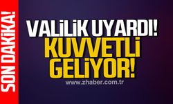 Zonguldak Valiliği uyardı. Kuvvetli geliyor