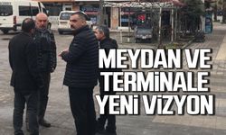 Gökçebey’de meydan ve terminale yeni vizyon