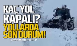 Zonguldak'ta yollarda son durum. Kaç köy yolu kapalı?