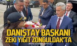 Danıştay Başkanı Zeki Yiğit Zonguldak'ta.
