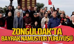 Zonguldak'ta Bayrak Yürüyüşü düzenlendi.