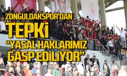 Zonguldakspor tepki gösterdi “Yasal haklarımız gasp ediliyor”
