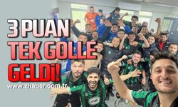 Çaycumaspor 3 puanı tek golle aldı