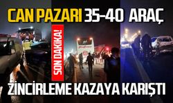 İstanbul-Düzce-Zonguldak yolunda 35-40 araç zincirleme kazaya karıştı!