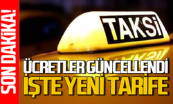 Taksi ücretlerine güncelleme geldi: İşte yeni tarife