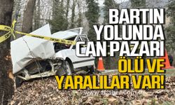 Bartın yolunda can pazarı. Ölü ve yaralılar var