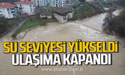 Bartın'da su seviyesi 3 metre yükseldi. 8 köye ulaşım kapandı